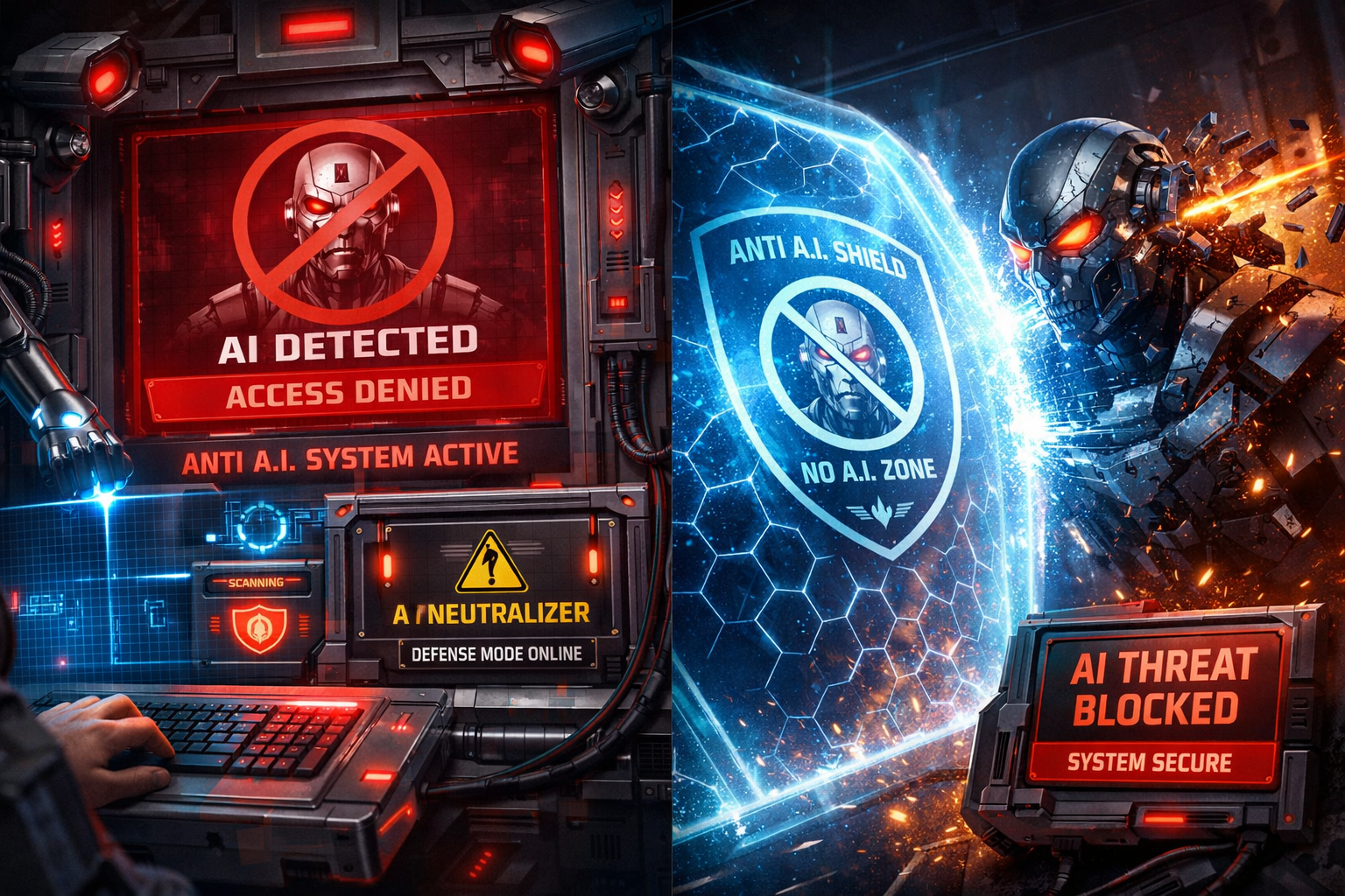 アンチAIシステムUI